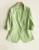Mùa hè mới của phụ nữ Hàn Quốc bông và vải lanh một nút 7 điểm tay áo kích thước lớn nhỏ phù hợp với là mỏng phù hợp với áo khoác Business Suit