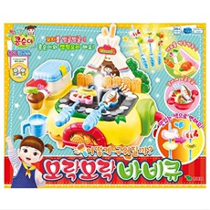 Развивающая игра для детей 韩国直邮kongsuni小豆子热乎乎烧烤过家家游戏野营游戏厨房玩具