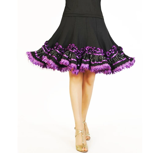 Квадратная танцевальная одежда Гиттаба большая юбка танцевальная танцевальная юбка для взрослой латинской юбки танце