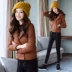 Mùa đông mới phiên bản Hàn Quốc của chiếc áo khoác cotton nhỏ tự trồng dành cho nữ siêu ngắn đoạn nhỏ phần áo khoác cotton phần nhẹ áo khoác xuống áo khoác cotton áo phao nữ hàng hiệu Bông