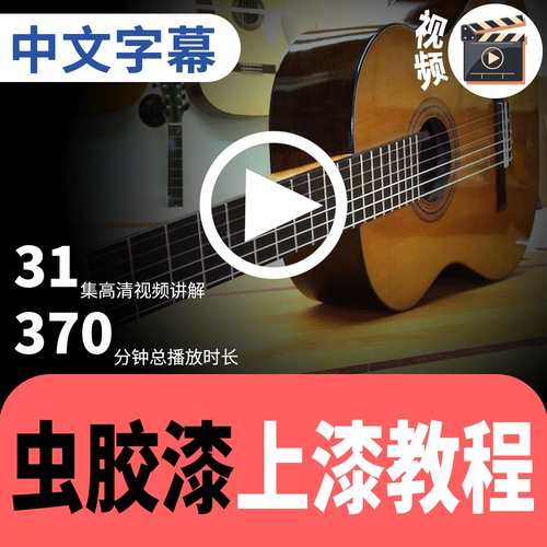 Французская клейкая краска насекомых на высшем учебном пособии Полная учебная гитара Техническое обслуживание