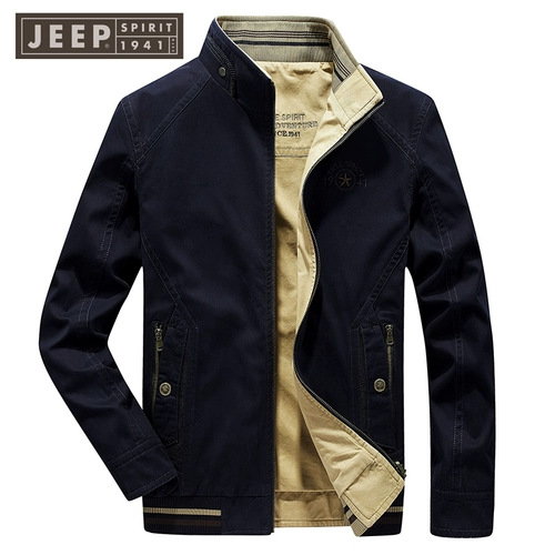 Jeep, джип, хлопковая двусторонная осенняя куртка, свободный крой