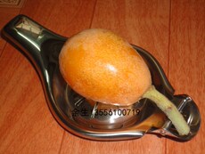 Лимоновыжималка 加厚不锈钢柠檬夹 豪华柠檬夹 手动柠檬片榨汁器 水果压榨器