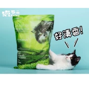 Mèo không chỉ Tang Enbei trà xanh đậu phụ mèo xả rác 7L thực vật thấm nước vệ sinh thân thiện với môi trường tỉnh Hạ Môn - Cat / Dog Beauty & Cleaning Supplies