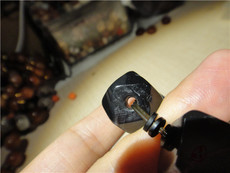 Сувенир 唐代八棱老玛瑙手串 多宝串佛珠配珠隔珠老佛珠老珠子古珠008