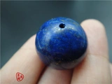 Натуральное украшение-шарик из старинного материала, бусины, четки, 2.0см