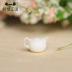 [] Crab Kingdom Model Tea Set DIY Tĩnh Model Chất liệu Ấm trà Cup Tea Pot Tea Set