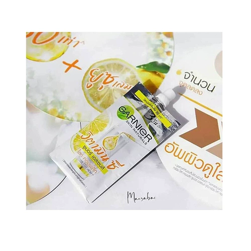 Осветляющая ночная эссенция содержит никотиновую кислоту, Таиланд, 45 мл, витамин C, анти-акне