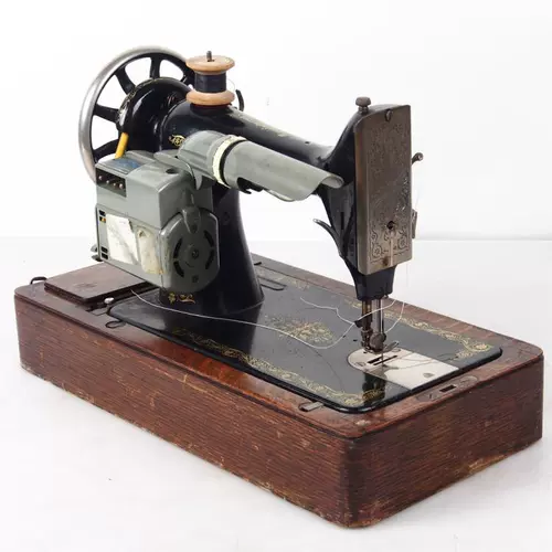 1914 Британский антикварный певец Shengjia Electric Sewing Machine Store Tailor Shop Industrial Style Domestay украшения