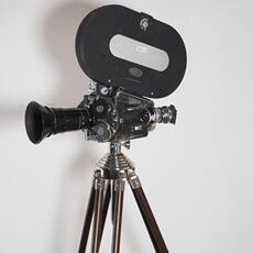 Камеры 西洋古董德国阿莱arriflex 16毫米mm电影胶片摄影机400尺大片夹