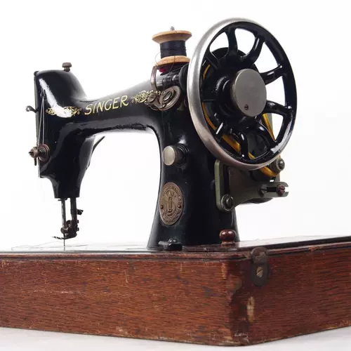 1914 Британский антикварный певец Shengjia Electric Sewing Machine Store Tailor Shop Industrial Style Domestay украшения