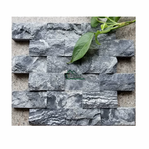 Черная мраморная трехмерная современная мозаика, ископаемые