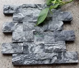 Черная мраморная трехмерная современная мозаика, ископаемые