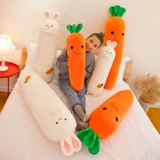 Плюшевая игрушка, милый кролик, морковная подушка, съёмная тряпичная кукла для мальчиков и девочек