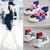 Vớ giày nữ mùa hè mới 2018 hoang dã cao-top giày thể thao nữ Hàn Quốc phiên bản của ulzzang hip-hop của phụ nữ giày thủy triều Giày cao gót
