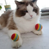 Радужная эластичная милая игрушка, кот