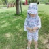 Hàn Quốc ins baby áo tắm cầu vồng ngựa con liên kết dễ thương cô gái trẻ em kem chống nắng lướt quần áo thủy triều - Bộ đồ bơi của Kid