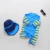 Sản phẩm mới Kem chống nắng trẻ em khô nhanh boy boy áo tắm trẻ em quần áo bơi một mảnh có mũ thủy triều - Bộ đồ bơi của Kid Bộ đồ bơi của Kid