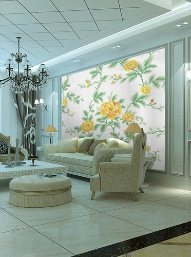 Мозаика, головоломка, стеклянные наклейки, европейский стиль, зеркальный эффект