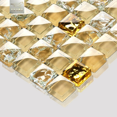 Хрустальная льда трещина стеклянная мозаичная плитка плитка плавательная бассейн