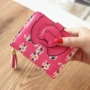 Mèo tua ins đơn giản ví nhỏ nữ dây kéo ví dễ thương coin purse sinh viên ví ngắn túi ví cầm tay lv