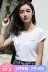 Áo thun cotton trắng nữ tay ngắn cotton cotton 2019 váy hè mới cho nữ Han Fan sinh viên in áo rời - Áo phông áo phông cao cấp Áo phông