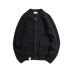 BDCT thủy triều tự chế thương hiệu đan áo len nam Nhật Bản retro áo len lỏng áo len đen áo len thủy triều áo len nam hàn quốc Cardigan