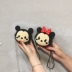 Mini túi nhỏ nữ 2019 chuỗi Minnie Mickey Mickey Mouse vai messenger túi dễ thương hoạt hình ví tiền xu - Túi xách nữ