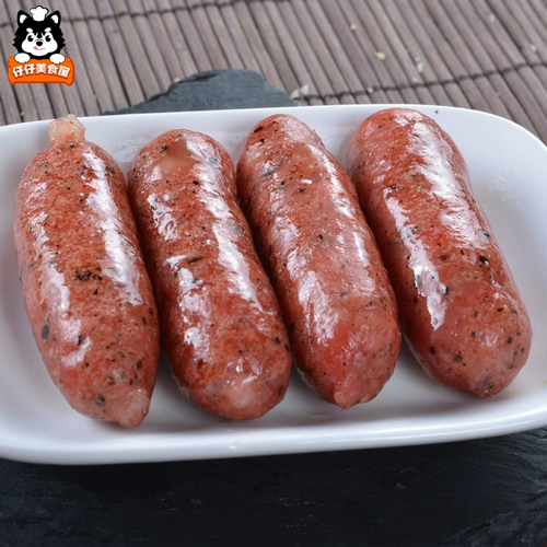 Zai Zi Food House House Taiwan Alavor, Peace of Black Pepper Cintyste 220G колбаса черный перец аромат барбекю Гритал Хэм -колбаса