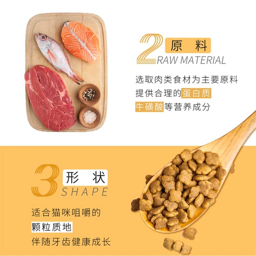 Котенок котенок Высокий белок становится кошачьим пищевым питанием 1,5 кг Гарфиб.