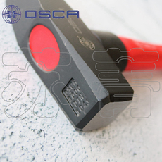 Молоток слесарный 原装进口意大利osca锤子 带3组分手柄的钳工锤 防滑 300克-2000克