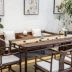 La Hán giường trà bàn ghế kết hợp bàn ghế sofa giải trí cũ elm bàn trà kung fu bàn trà đặt đồ nội thất - Bộ đồ nội thất Bộ đồ nội thất