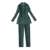Kích thước lớn của phụ nữ 2018 mùa xuân mới olive màu xanh lá cây Mỏng đôi ngực dài phù hợp với 9 điểm thẳng quần phù hợp với áo khoác nữ hàng hiệu Business Suit