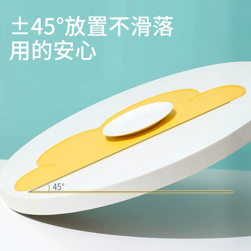 Силиконовая водонепроницаемая нескользящая обеденная тарелка для еды, защита от ожогов