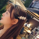 Южнокорейский товар, брендовая заколка для волос из жемчуга, заколка-крабик, аксессуар для волос, шпильки для волос в форме цветка, популярно в интернете