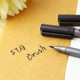 Звездная каллиграфия мягкая шерстяная ручка Портативная мягкая ручка