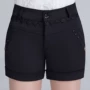 Phụ nữ trung niên ăn mặc quần short co giãn quần short nữ trung niên bốn quần mùa hè mới quần co giãn - Cộng với kích thước quần áo áo cánh dơi