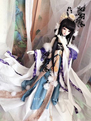 taobao agent 【Qin Yu's house】BJD Miracle Nuan Nuan COS suit Xiue Xiaoxiang Chang'e SD costume material package interception group display