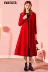 Yihua Ouyue mùa thu của phụ nữ new slim slimming dài áo len dài tay áo len áo khoác nữ Trung bình và dài Coat