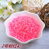 Украшение-шарик, бусины, браслет из бисера ручной работы, аксессуар для волос, 4mm