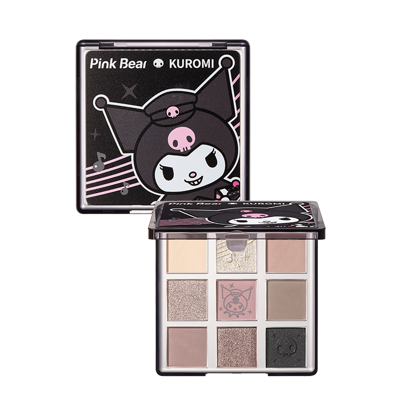 Pinkbear Pippear Bear Girl Dream Nine - палетка теней 9 цветов, овсяное дерево, облако, земляной цвет, хайлайтер, ремонт