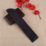 Полностью черный складной веер в китайском стиле женский ремесленный веер в древнем стиле Хэллоуин темный реквизит в стиле панк чистая черная кость