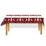 Рождественский одноразовый десертный декор для вечеринки, посуда, воздушный шар