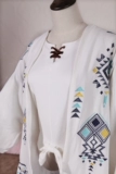Spot бесплатная доставка Final Fantasy 14 FF14 Курс Alami Geter Новый белый внутренний рукав с коротким рукавом