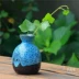 Không có hai nhà | Bình hoa nhỏ làm bằng tay Nhật cắm gốm đơn giản đồ gốm sứ sáng tạo văn hóa nước bình xanh - Vase / Bồn hoa & Kệ Vase / Bồn hoa & Kệ