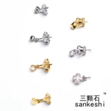 Стенд -закрепленные полуалонными подвесными подвесными подвесками DIY Ювелирные украшения аксессуары аксессуары микроавторан