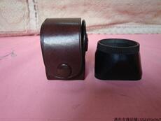 Камера 海鸥牡丹双反120相机用遮光罩带牛皮套牛皮盒收藏怀旧老式物件