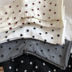 Polka dot Hàn Quốc vớ cotton cuộn trong vớ thoải mái polka dot nữ vớ Hàn Quốc vớ nữ sinh bình thường quần vớ Bít tất nữ