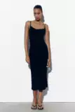 Сентябрь Zara Подлинная домашняя покупка 1165/134 1165134 Ladies Multi -Color Fold Drama Drama