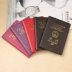 Túi đựng hộ chiếu da lớp 1 mới cho nam và nữ Hồng Kông bao da hộ chiếu da siêu mỏng bao hộ chiếu nam Túi thông tin xác thực